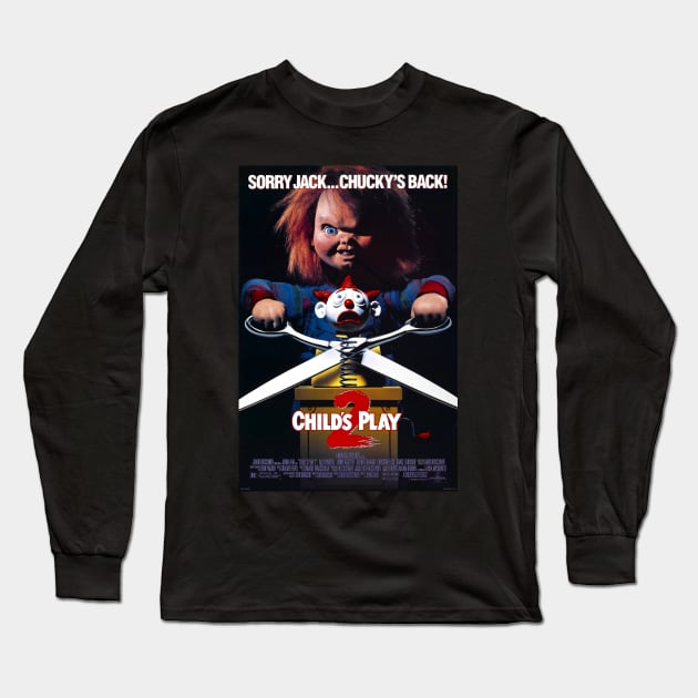 Child's Play 2 Movie Poster Long Sleeve T-Shirt by petersarkozi82@gmail.com